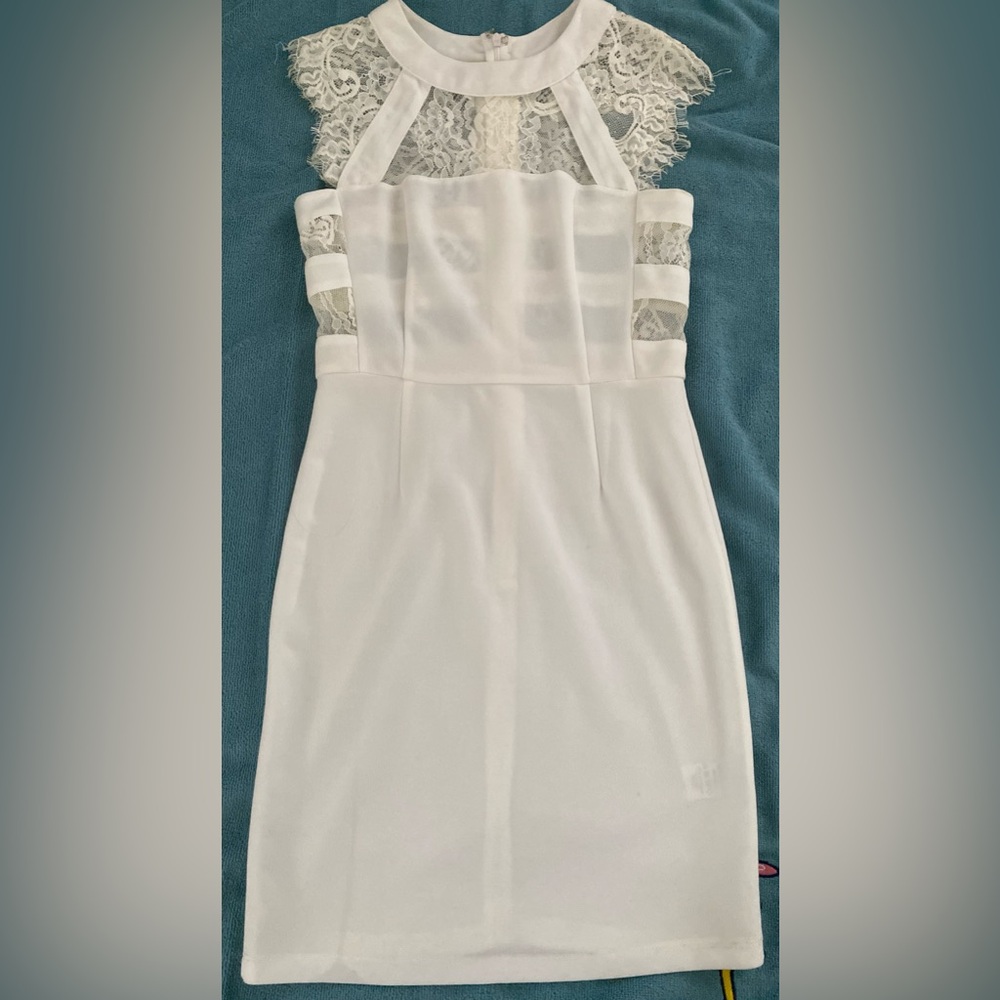 Lace mini dress